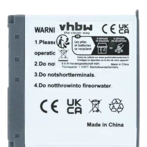 VHBW Camera Battery NP-FE1 - 370 mAh 3.6 V Li-Ion