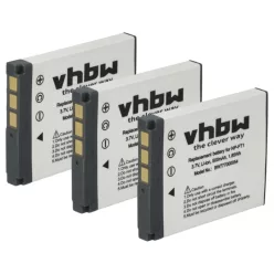   VHBW Battery replacement for Sony NP-FT1 - 500 mAh 3.6 V Li-Ion