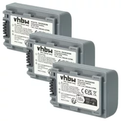   VHBW Video Camera Battery NP-FP70, NP-FP60, NP-FP51, NP-FP50, NP-FP30 - 500 mAh 7.2 V Li-Ion