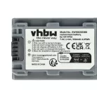 VHBW Video Camera Battery NP-FP70, NP-FP60, NP-FP51, NP-FP50, NP-FP30 - 500 mAh 7.2 V Li-Ion