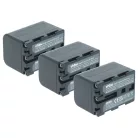 VHBW Videokamera Akku NP-FM30, NP-FM50, NP-FM70, NP-FM90, NP-FM91 - 2000 mAh 7,2 V Li-Ion