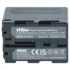 VHBW Videokamera Akku NP-FM30, NP-FM50, NP-FM70, NP-FM90, NP-FM91 - 2000 mAh 7,2 V Li-Ion