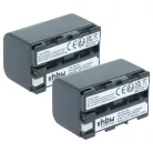 VHBW Video Camera Battery NP-FM11, NP-FS10, NP-F11, NP-FM10, NP-F10 - 2000 mAh 3.6 V Li-Ion