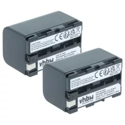   VHBW Video Camera Battery NP-FM11, NP-FS10, NP-F11, NP-FM10, NP-F10 - 2000 mAh 3.6 V Li-Ion