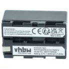 VHBW Video Camera Battery NP-FM11, NP-FS10, NP-F11, NP-FM10, NP-F10 - 2000 mAh 3.6 V Li-Ion
