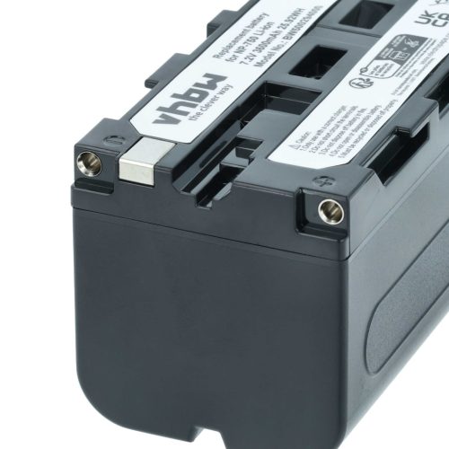 Video Camera 2x Battery replaces Grundig BP-10, BP-9, BP-8 - 3600 mAh 7.2 V Li-Ion