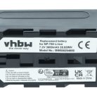 Camera 3x Battery replaces Grundig BP-10, BP-9, BP-8 - 3600 mAh 7.2 V Li-Ion