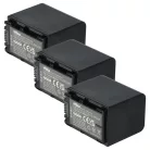 VHBW Video Camera Battery NP-FV40, NP-FV50, NP-FV100, NP-FV60, NP-FV30 - 1300 mAh 7.2 V Li-Ion