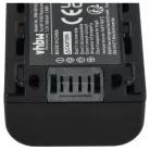 VHBW Videokamera Akku NP-FH50, NP-FH100, NP-FH70, NP-FH40 - 500 mAh 7,2 V Li-Ion