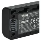 VHBW Videokamera Akku NP-FH50, NP-FH100, NP-FH70, NP-FH40 - 500 mAh 7,2 V Li-Ion