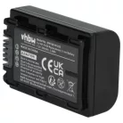 VHBW Videokamera Akku NP-FH50, NP-FH100, NP-FH70, NP-FH40 - 500 mAh 7,2 V Li-Ion