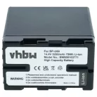 VHBW Video Camera Battery BP-U60, BP-U95, BP-U30, BP-U90 - 5200 mAh 14.8 V Li-Ion