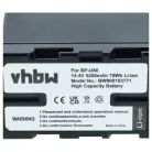 VHBW Video Camera Battery BP-U60, BP-U95, BP-U30, BP-U90 - 5200 mAh 14.8 V Li-Ion
