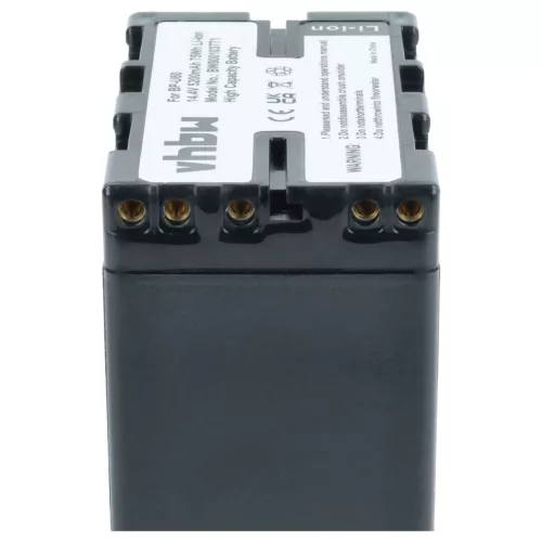 VHBW Video Camera Battery BP-U60, BP-U95, BP-U30, BP-U90 - 5200 mAh 14.8 V Li-Ion