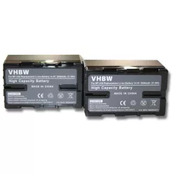   VHBW Videokamera Akku BP-U60, BP-U95, BP-U30, BP-U90 - 2600 mAh 14,4 V Li-Ion
