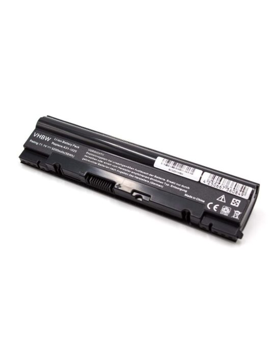 Notebook akkumulátor  Asus A31-1025, A32-1025 - 5200 mAh 10,8 V Li-Ion, fekete