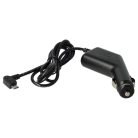 VHBW Micro-USB Car Charging Cable 1.0 for Elegant Olympia Devices such as Smartphones, GPS, Satellite Navigators, 90° Connector