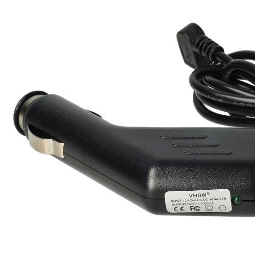 VHBW Micro-USB Car Charging Cable 1.0 for Elegant Olympia Devices such as Smartphones, GPS, Satellite Navigators, 90° Connector