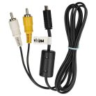 VHBW Nikon EG-CP14 AV-Kabel - 150 cm