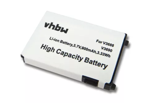 VHBW Mobile Phone Battery Motorola AANN4010A, SNN5341A, SNN5517A - 900 mAh 3.7 V Li-Ion