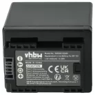 VHBW Videokamera Akku Canon BP-745, BP-727 - 4450 mAh 3,6 V Li-Ion