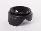 VHBW 58 mm Sunshade - Lens Hood, Black, Tulip Shape