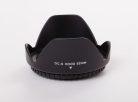 VHBW 62 mm Lens Hood - Black, Tulip Shape