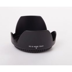 VHBW 72mm Lens Hood, Black, Tulip Shape