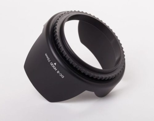 VHBW 72mm Lens Hood, Black, Tulip Shape