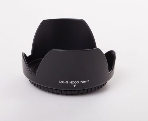VHBW 72mm Lens Hood, Black, Tulip Shape