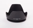 VHBW 77mm Lens Hood, Black, Tulip Shape
