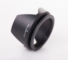 VHBW 77mm Lens Hood, Black, Tulip Shape