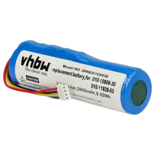 VHBW Hundetrainer Akku Garmin 361-00029-02, 010-11828-03, 010-10806-30 - 2600 mAh 3,7 V Li-Ion