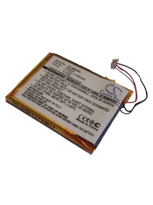 MP3-lejátszó akku Samsung B32820-hoz - 580 mAh 3,7 V Li-polimer