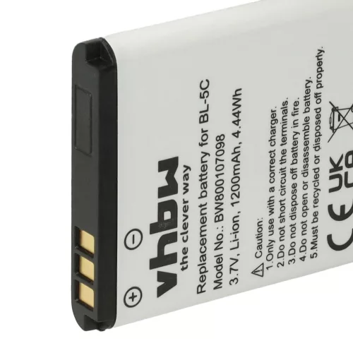 VHBW Vezetékes telefon akku Alcatel RTR001F01, 10000058 - 1200 mAh 3,7 V Li-Ion