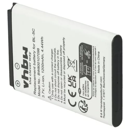 VHBW Vezetékes telefon akku Alcatel RTR001F01, 10000058 - 1200 mAh 3,7 V Li-Ion