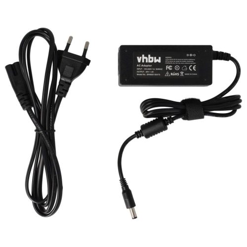 Hálózati tápadapter IBM 0225A2040, 42312CU, 42312AU, 41R4441 típusokat ToshibaNotebookhoz stb. - 15 cm, 40 W