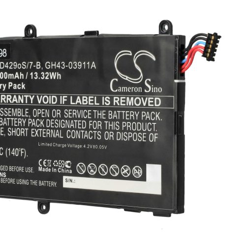 VHBW Tablet Akku AAaD429oS/7-B, T4000E - 3600 mAh 3,7 V Li-Polymer