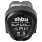 VHBW Akku Black & Decker BL1310, BL1110, LB12, LBXR12 - 1500 mAh, 12V, Li-Ion