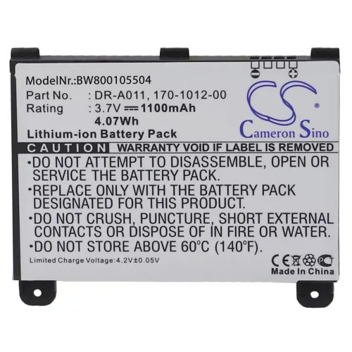 VHBW E-Book Akku 170-1012-00, DR-A011 - 1100 mAh 3,7 V Li-Ion