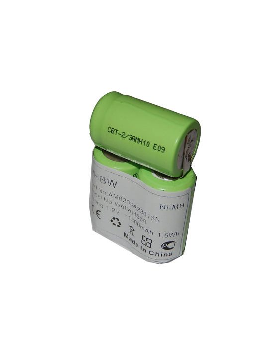 Elektromos borotvaelem N-500AC 2/3A-hoz - 1300 mAh 1,2 V NiMH