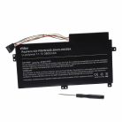 VHBW Notebook akkumulátor  Samsung AA-PBVN3AB, BA43-00358A - 3800 mAh 10,8 V Li-Ion, fekete