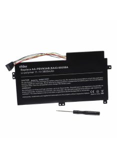   Notebook akkumulátor  Samsung AA-PBVN3AB, BA43-00358A - 3800 mAh 10,8 V Li-Ion, fekete