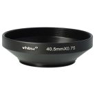VHBW 40.5 mm Black Lens Hood Round