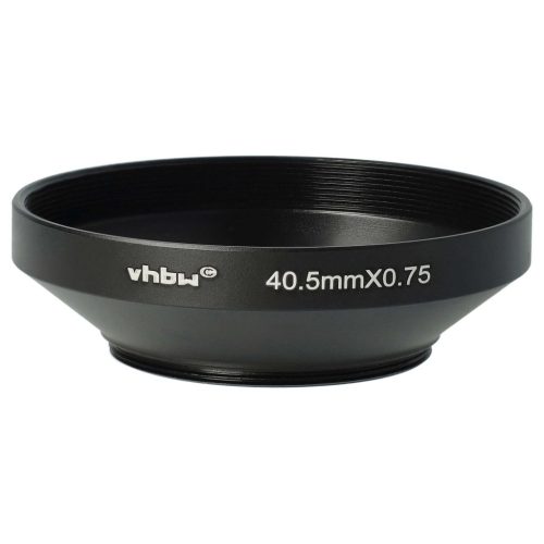 VHBW 40.5 mm Black Lens Hood Round