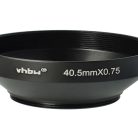 VHBW 40.5 mm Black Lens Hood Round