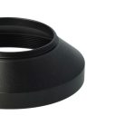 VHBW 40.5 mm Black Lens Hood Round