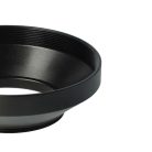 VHBW 40.5 mm Black Lens Hood Round