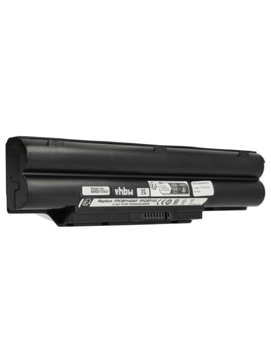 Notebook akkumulátor  Fujitsu cp293541-01, CP293550-01, CP355510-01 - 4400 mAh 10,8 V Li-Ion, fekete