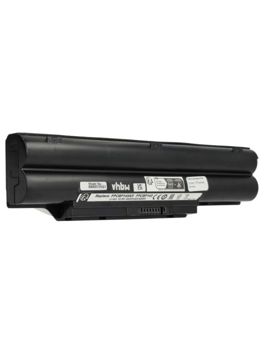 Notebook akkumulátor  Fujitsu cp293541-01, CP293550-01, CP355510-01 - 4400 mAh 10,8 V Li-Ion, fekete